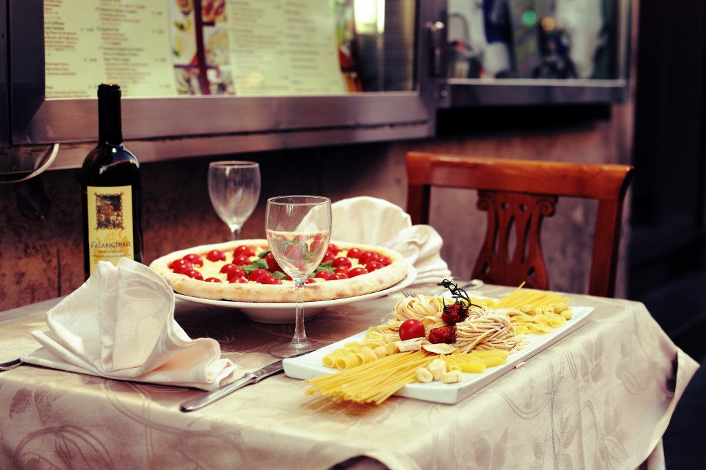 Italian Food with Wine