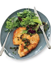 Panko-Coated Chicken Schnitzel