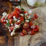 Red Wine Marinated Flank Steak with Cherry Tomato Caprese Salsa 4