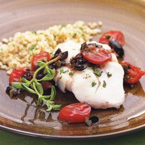 roasted-cod-with-warm-tomato-olive-caper-tapenade