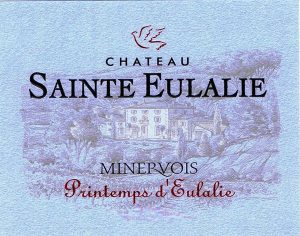 Château Sainte Eulalie Printemps d’Eulalie Minervois 2018