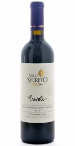 Valle Secreto Private Syrah Cabernet Sauvignon Carmenere 2012 Bottle