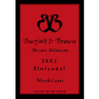 Burford & Brown Zinfandel - 2002