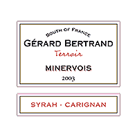 Gérard Bertrand Terroir Minervois 2003