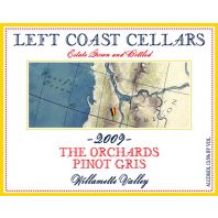 Left Coast Cellars The Orchards Willamette Valley Pinot Gris 2009