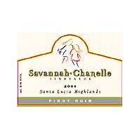Savannah-Chanelle Vineyards Santa Lucia Highlands Pinot Noir 2001