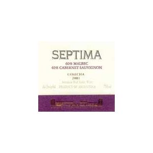 Bodega Septima Malbec Cabernet Sauvignon 2001