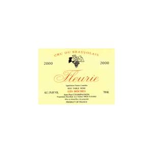 Champagnon Fleurie Les Roches Grand Cru Beaujolais