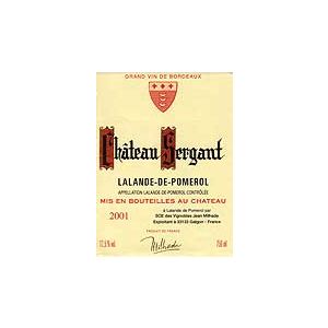 Château Sergant Lalande-de-Pomerol 2001