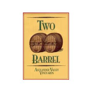 Alexander Valley Vineyards Two Barrel Syrah Cabernet Sauvignon 2001
