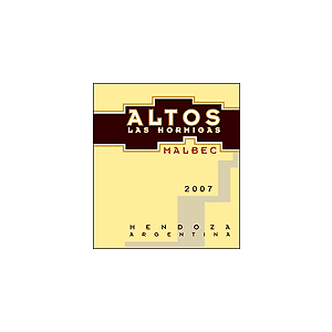 Altos Las Hormigas Mendoza Malbec 2007