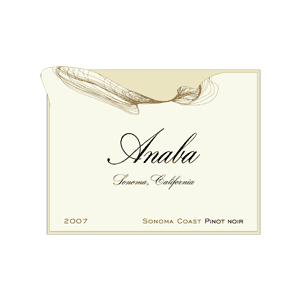 Anaba Sonoma Coast Pinot Noir 2007