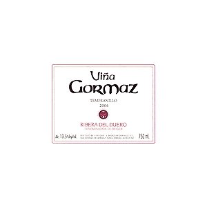 Bodegas Gormaz Viña Gormaz Ribera del Duero 2006