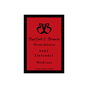 Burford & Brown Zinfandel - 2002