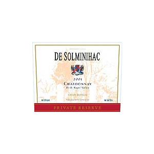 De Solminihac Reserva Privada Chardonnay 2001