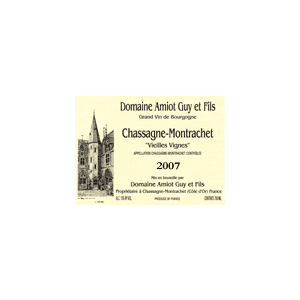 Domaine Amiot Guy et Fils Chassagne-Montrachet Vieilles Vignes 2007