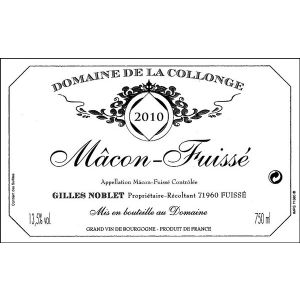 Domaine de la Collonge Mâcon-Fuissé 2010