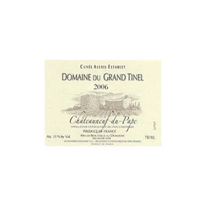Domaine du Grand Tinel Cuvée Alexis Establet Châteauneuf-du-Pape 2006