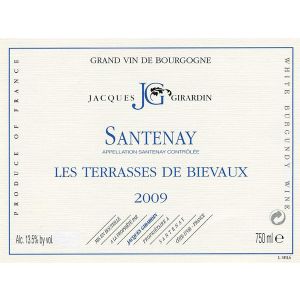 Domaine Jacques Girardin Santenay Les Terrasses de Bievaux 2009