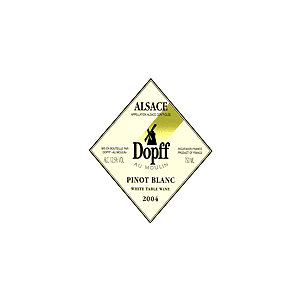 Dopff au Moulin Pinot Blanc d’Alsace 2004