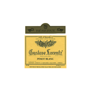 Gustave Lorentz Reserve Pinot Blanc d’Alsace 2008