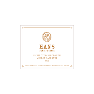 Hans “Spirit of Marlborough” Merlot Cabernet 2002