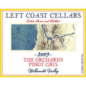 Left Coast Cellars The Orchards Willamette Valley Pinot Gris 2009