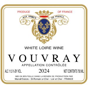 Marcel Dubois Vouvray 2024
