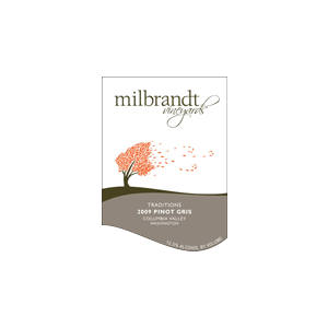 Milbrandt Vineyards Traditions Columbia Valley Pinot Gris 2009