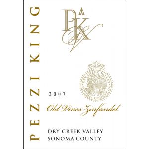 Pezzi King Old Vines Dry Creek Valley Zinfandel 2007