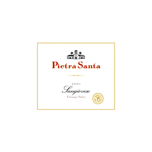 Pietra Santa Cienega Valley Estate Sangiovese 2007