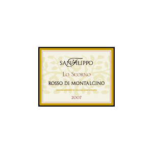 San Filippo Lo Scorno Rosso di Montalcino 2007