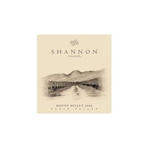 Shannon Vineyards Elgin Valley Mount Bullet Merlot 2008