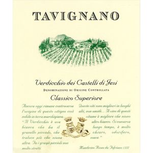 Tavignano Verdicchio dei Castelli di Jesi Classico Superiore 2009