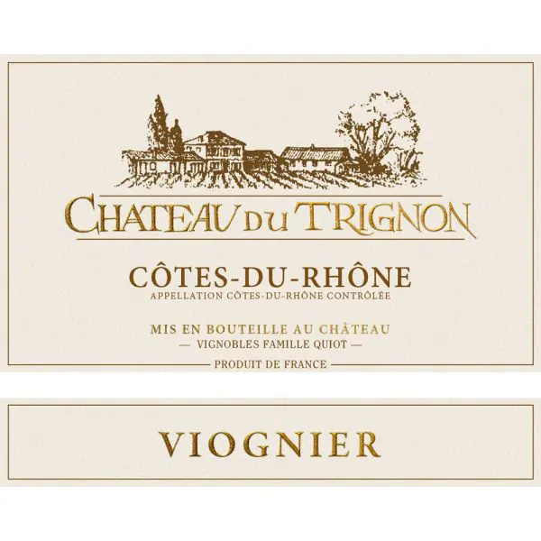Château du Trignon Viognier Côtes-du-Rhône Blanc 2023 Tasting