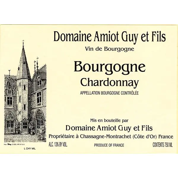 Domaine Amiot Guy et Fils Bourgogne Chardonnay 2014 Tasting Notes
