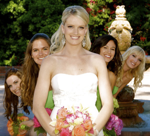 Bride with Bridesmaids